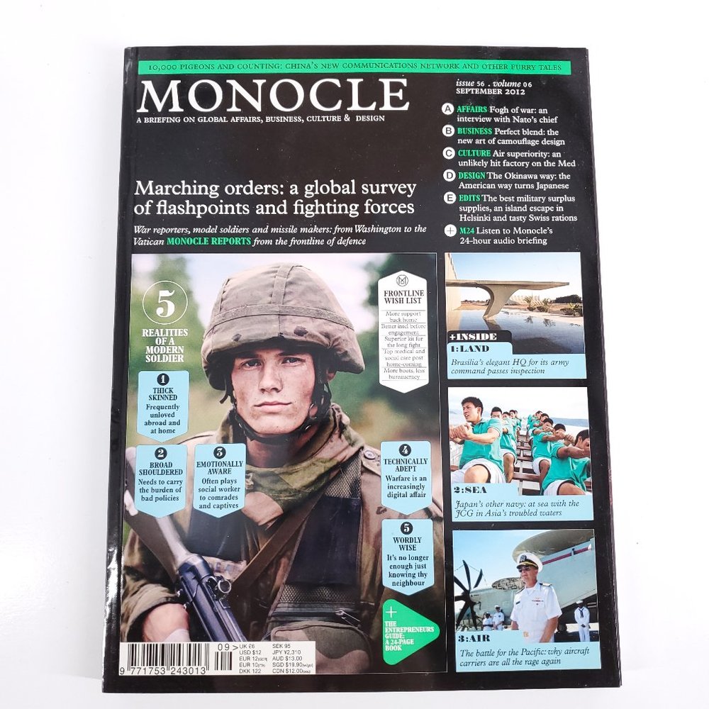 Monocle Magazine Issue 56 Volume 06 September 2012 Marching Orders